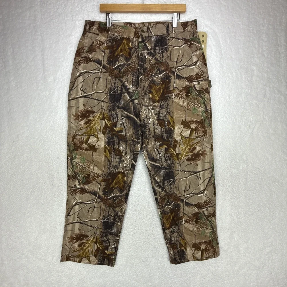 Carhartt Work Camo AP Dungaree Fit Pants Mens 38X30 B235 CAP Camo‎ NWT NOS